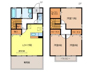 リビングタウン本郷の物件間取画像